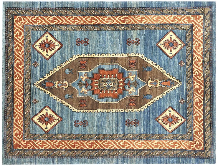 Blue Persia Persian Rug 198 x 158 cm