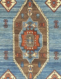 Blue Persia Persian Rug 198 x 158 cm - view 4