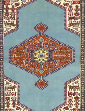 Persisk teppe 198 x 132 blå
