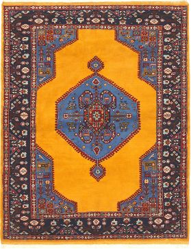 Alfombra Persa 199 x 136 azul