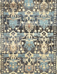 Blau Persien Perserteppich 300 x 208 cm - view 4