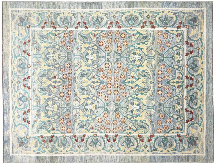 Verde Persa Alfombra Persa 348 x 260 cm