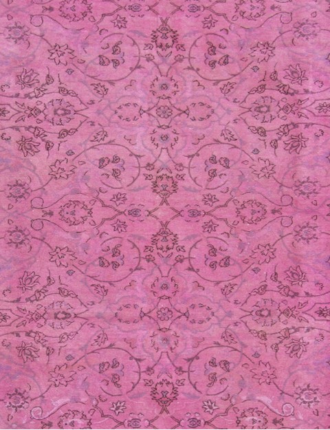 Lila Türkei Vintage Teppich  229 x 151 cm