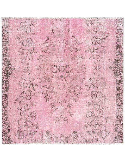 Rosa Türkei Vintage Teppich 180 x 168 cm