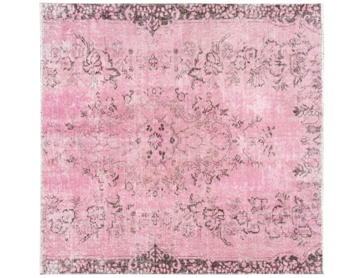 Rosa Türkei Vintage Teppich  180 x 168 cm