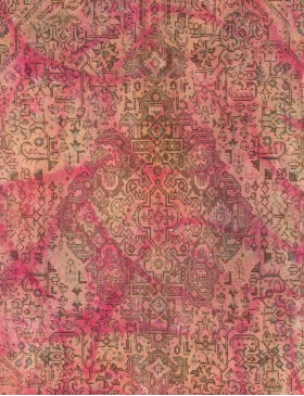 Jaune Persan Tapis Vintage  185 x 194 cm