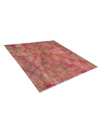 Gelb Persien Vintage Perserteppich 185 x 194 cm