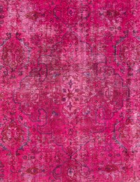 Rød Persien Persisk Vintagetæppe 210 x 216 cm - view 4