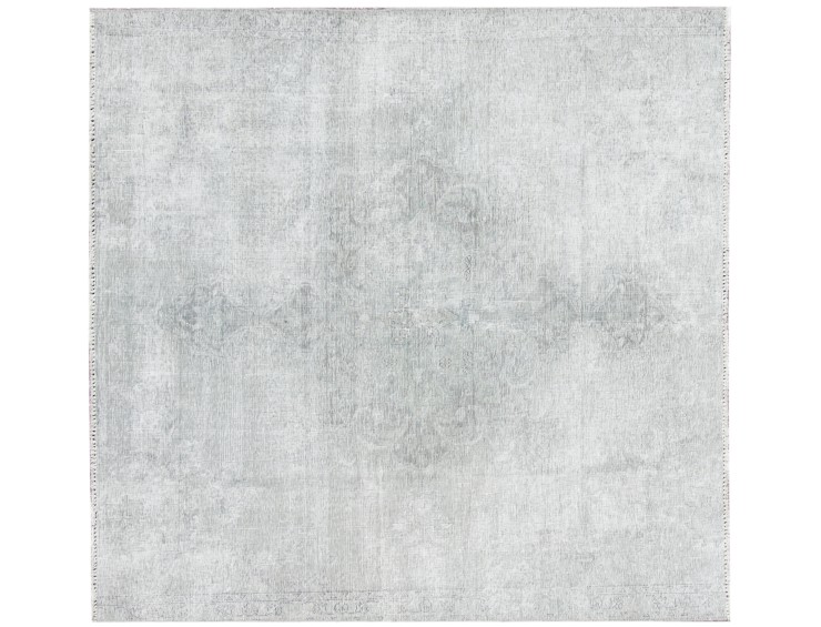 Grøn Persien Persisk Vintagetæppe 210 x 192 cm