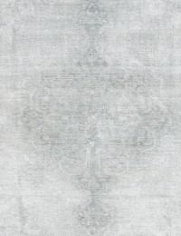 Grøn Persien Persisk Vintagetæppe 210 x 192 cm - view 3