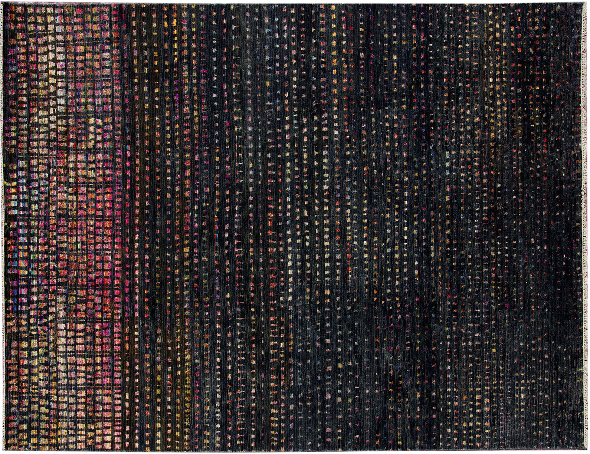Taj Wool & Soie  noir <br/>365 x 254 cm