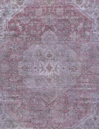 Lila Persien Vintage Matta  280 x 179 cm