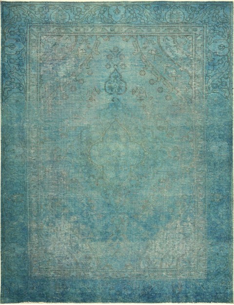 Türkis Persien Persischer Vintage Teppich 282 x 177 cm