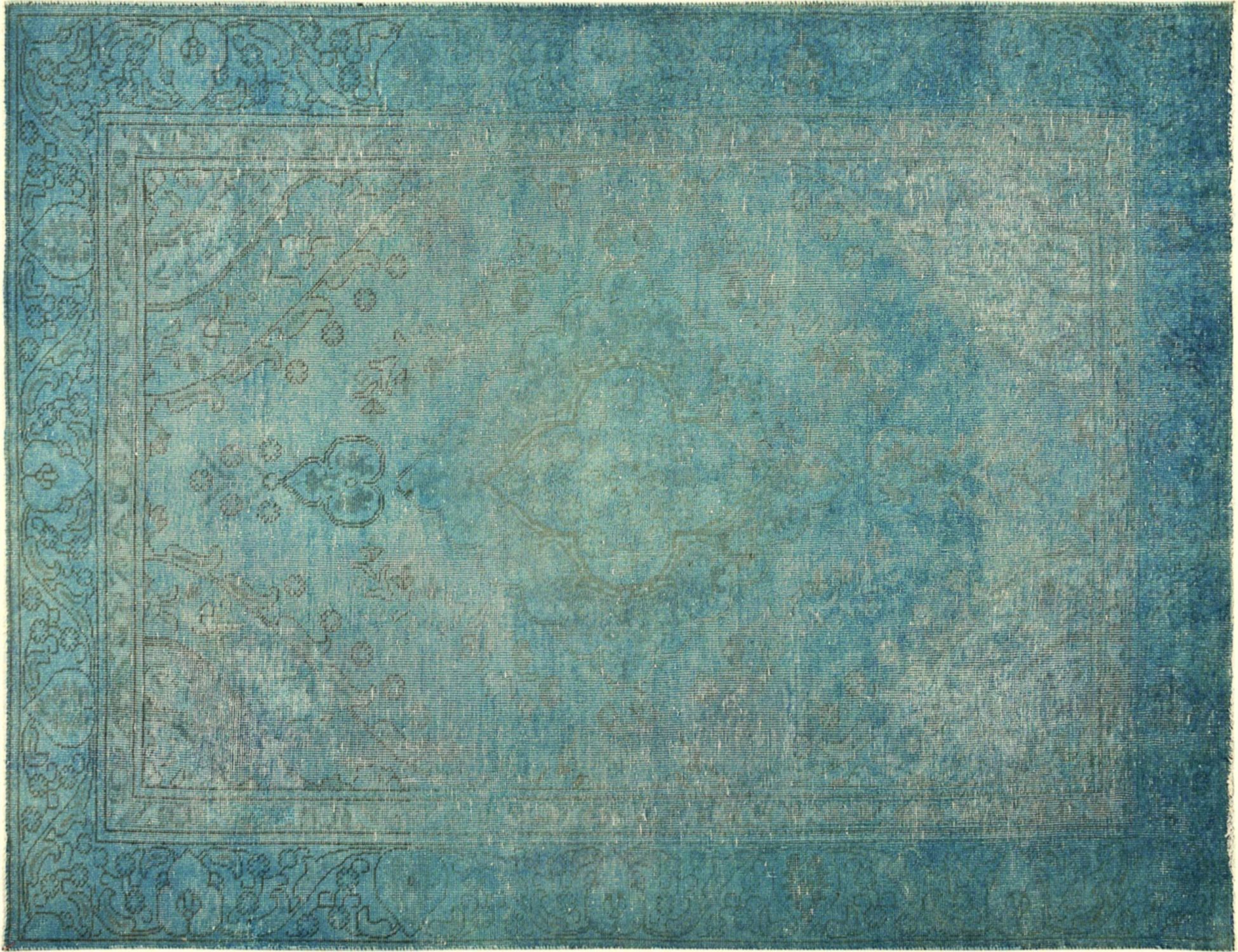 Tappeto vintage persiano  turchese <br/>282 x 177 cm