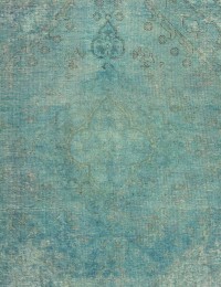 Turkos Persien Persisk vintage matta  282 x 177 cm