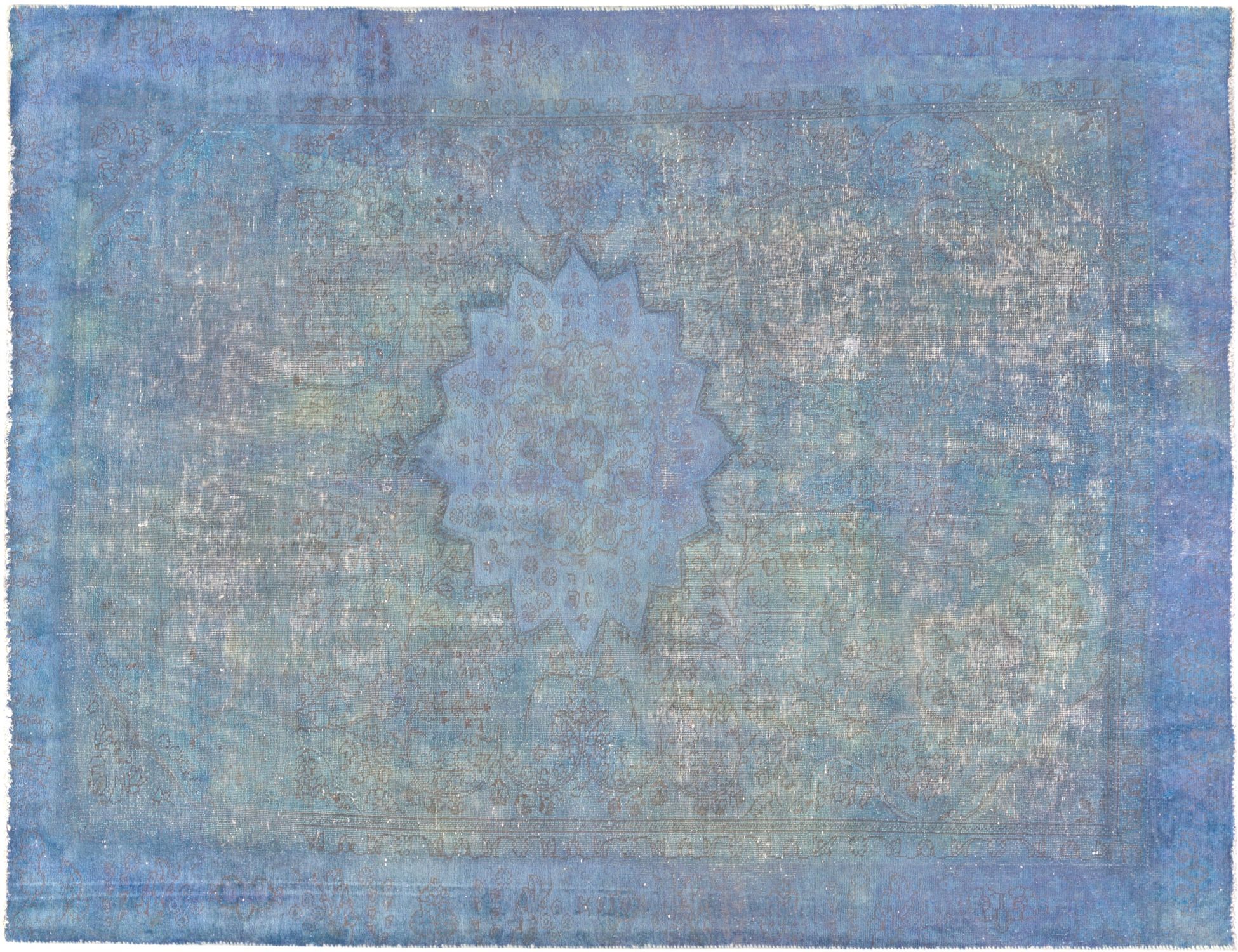 Tappeto vintage persiano  blu <br/>280 x 185 cm