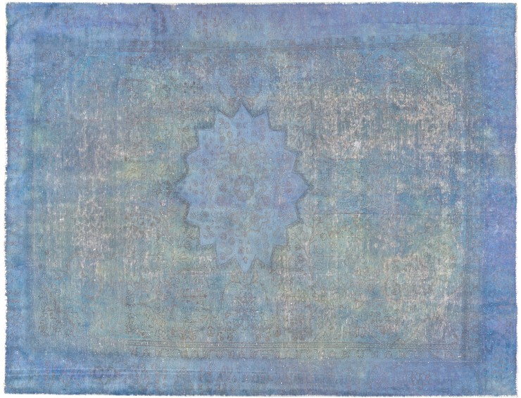 Blauw Perzië Perzisch Vintage Tapijt  280 x 185 cm