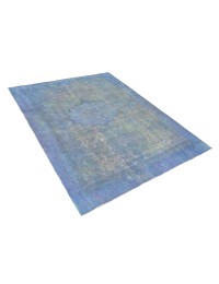Blauw Perzië Perzisch Vintage Tapijt  280 x 185 cm