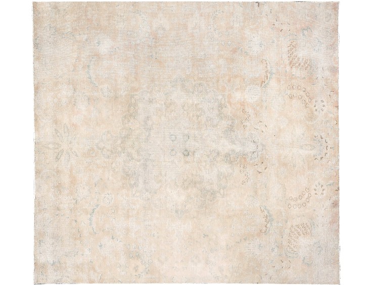 Beige Persan Tapis Persan vintage  260 x 225 cm