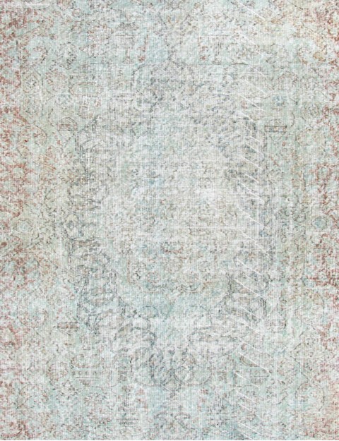 Grün Türkei Vintage Teppich 315 x 194 cm