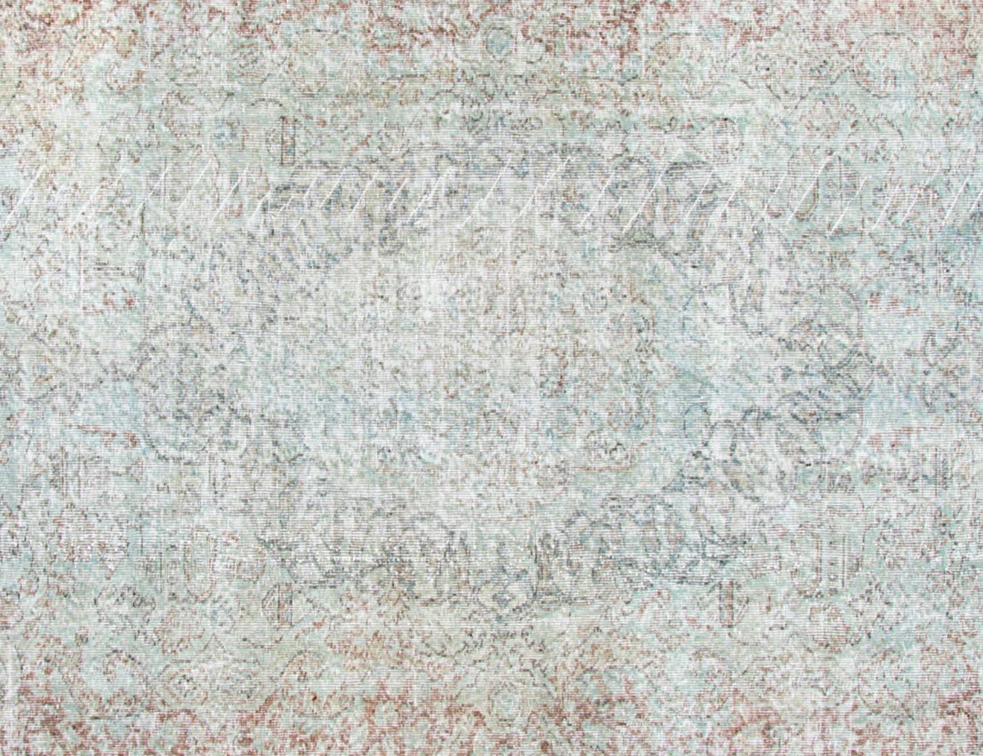 Tappeto Vintage  blu <br/>315 x 194 cm