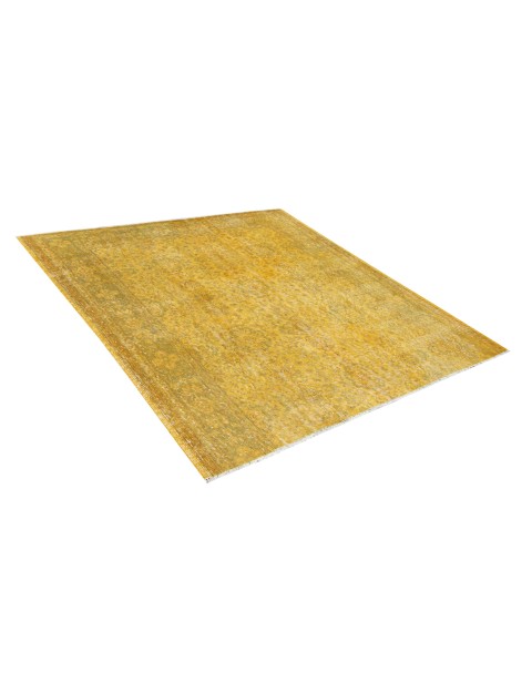 Gelb Türkei Vintage Teppich 154 x 163 cm - view 3
