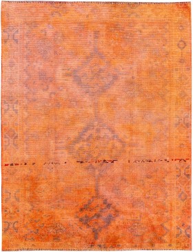 Orange Persan Tapis Vintage 175 x 114 cm
