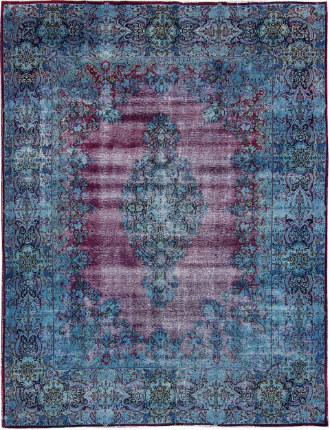 Blau Persien Vintage kerman 409 x 300 cm