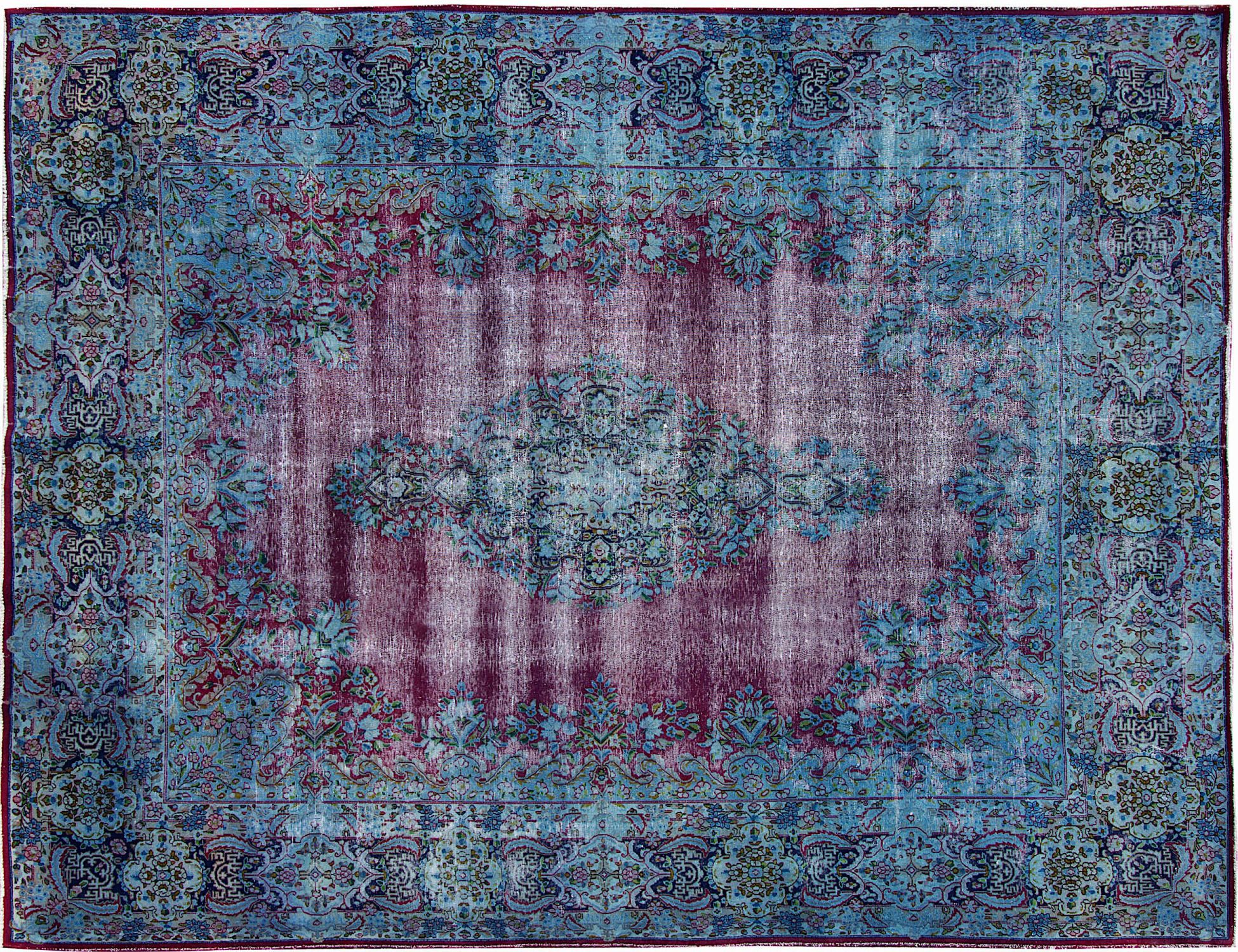 Vintage kerman  blu <br/>409 x 300 cm