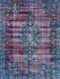 Blau Persien Vintage kerman  409 x 300 cm