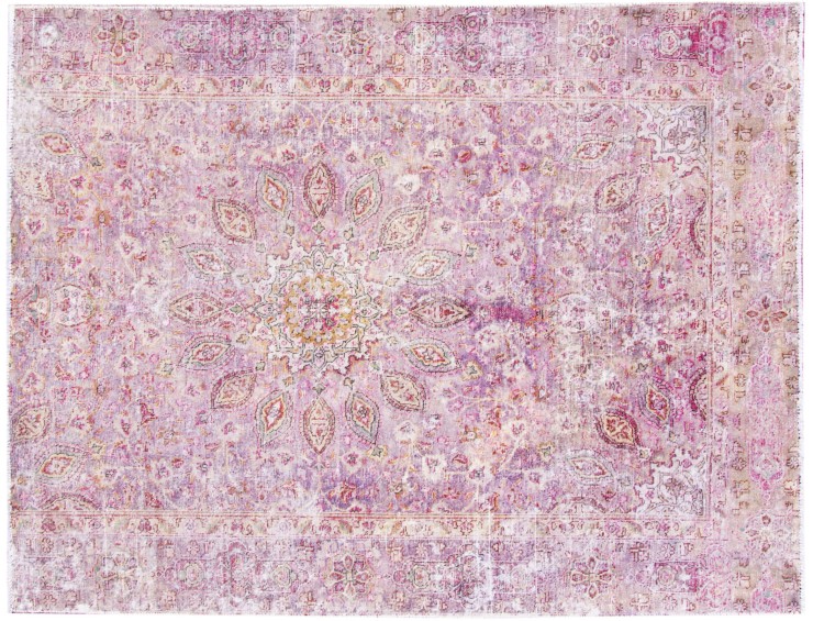 Lila Persien Persischer Vintage Teppich  220 x 176 cm