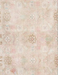 Beige Persiano Tappeto vintage persiano  209 x 117 cm