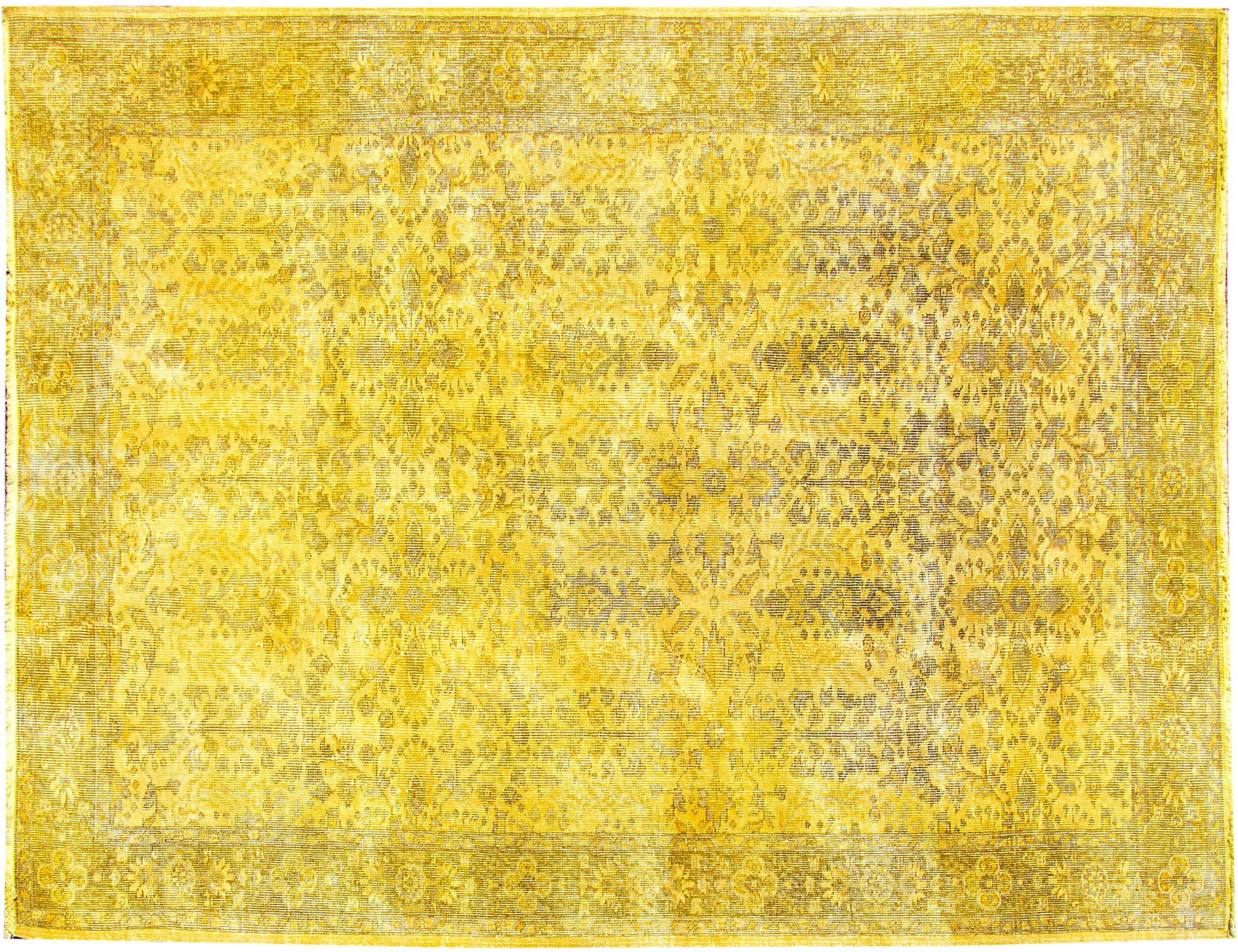 Tappeto vintage persiano  giallo <br/>268 x 157 cm