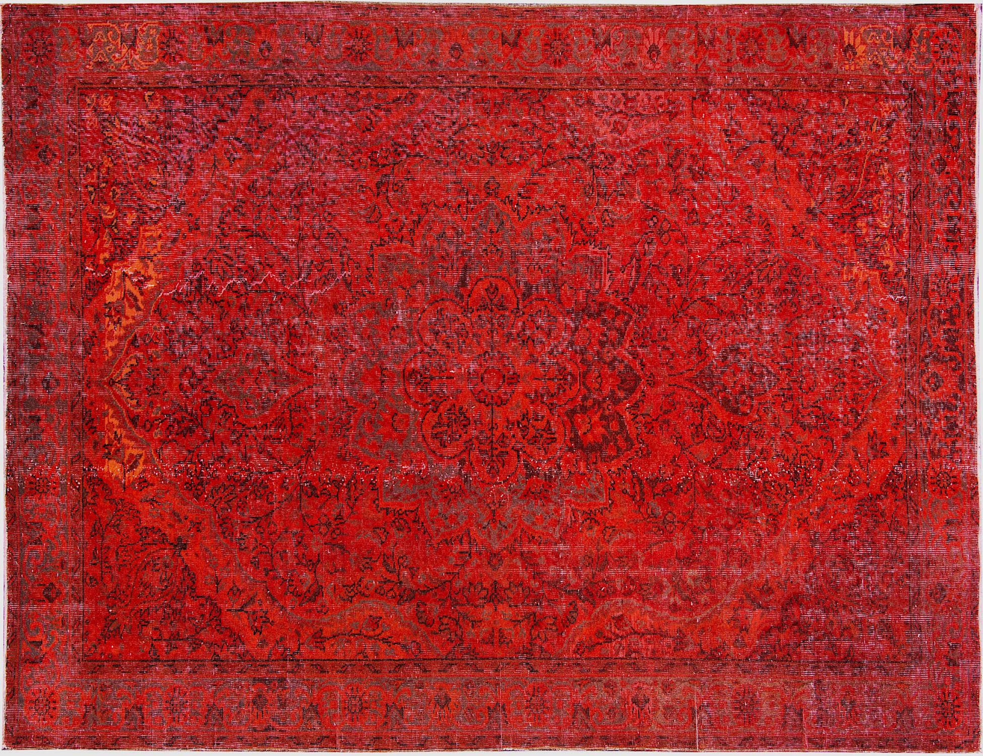 Tappeto vintage persiano  rosso <br/>284 x 195 cm