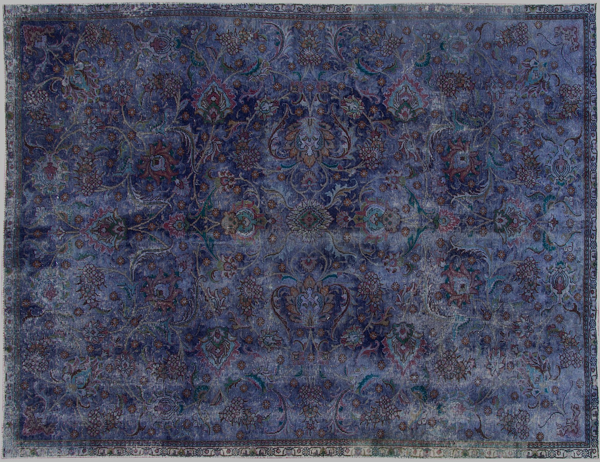 Tappeto vintage persiano  blu <br/>315 x 223 cm