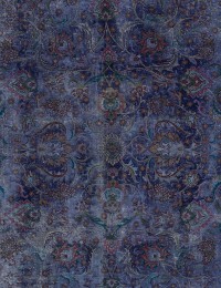 Blau Persien Persischer Vintage Teppich  315 x 223 cm