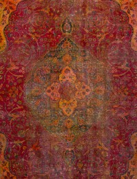 Flerfärgad Persien Vintage matta  300 x 280 cm