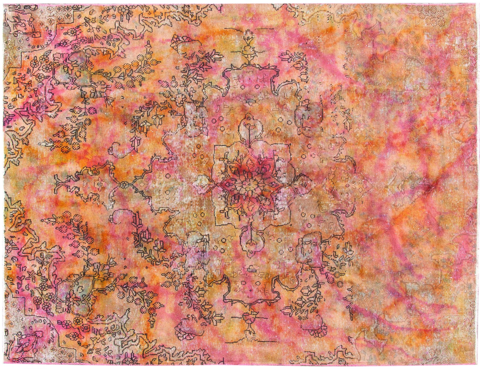 Tappeto vintage persiano  multifarvet <br/>300 x 220 cm