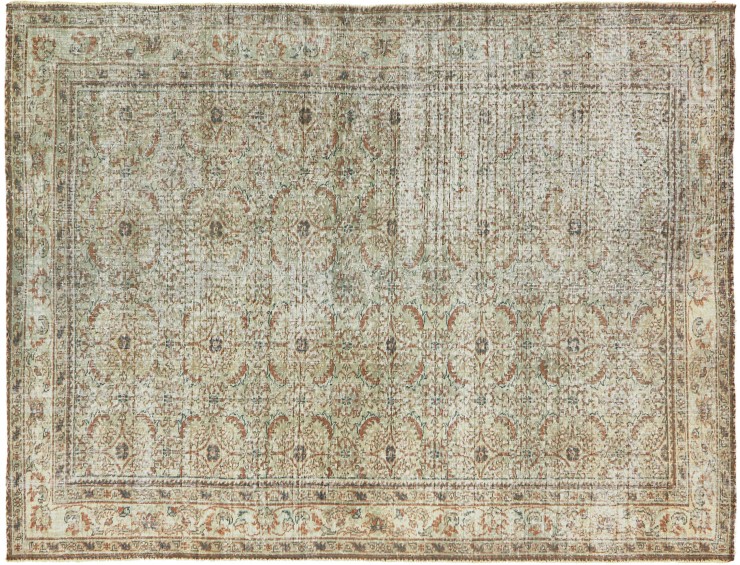 Grijs Turkije Perzisch Vintage Tapijt 270 x 177 cm