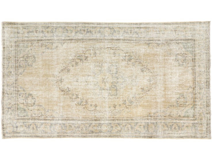 Beige Turkiet Persisk vintage matta  290 x 162 cm