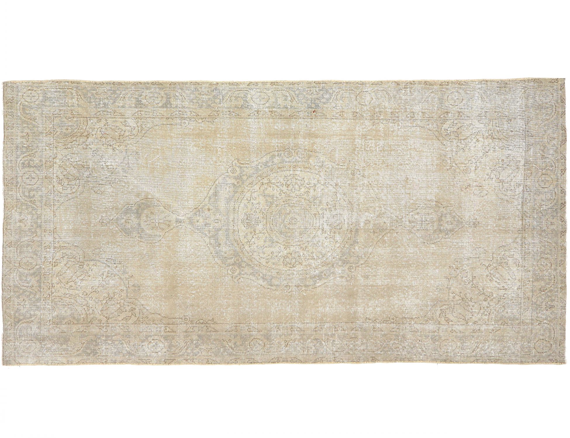 Tappeto vintage persiano  beige <br/>275 x 140 cm