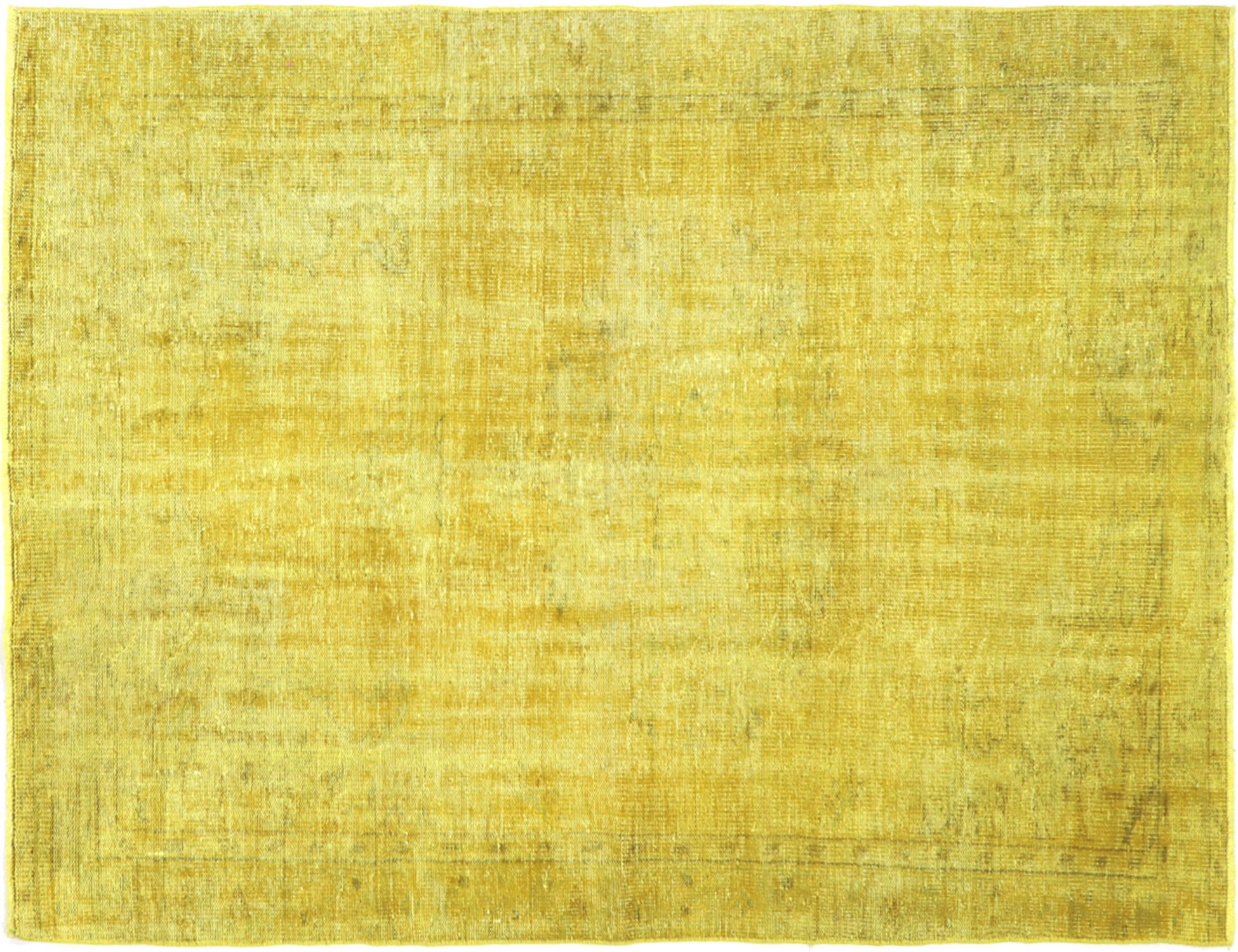 Tappeto vintage persiano  giallo <br/>260 x 162 cm