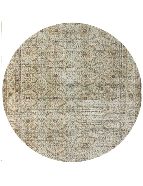 Beige Persien Persischer Vintage Teppich 177 x 177 cm