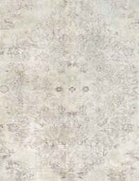 Beige Turquía Alfombra persa vintage 176 x 176 cm - view 3