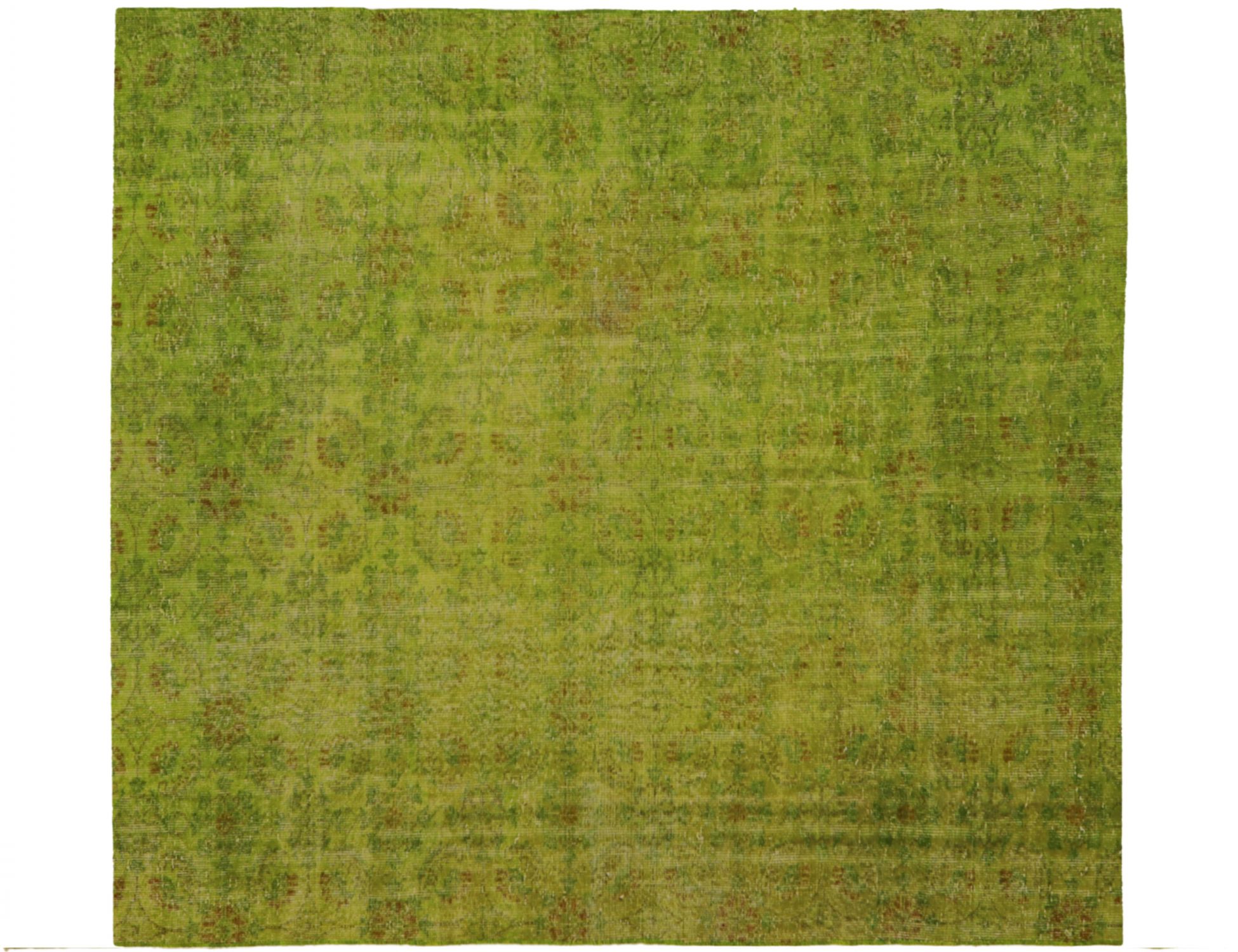 Tappeto vintage persiano  verde <br/>188 x 188 cm