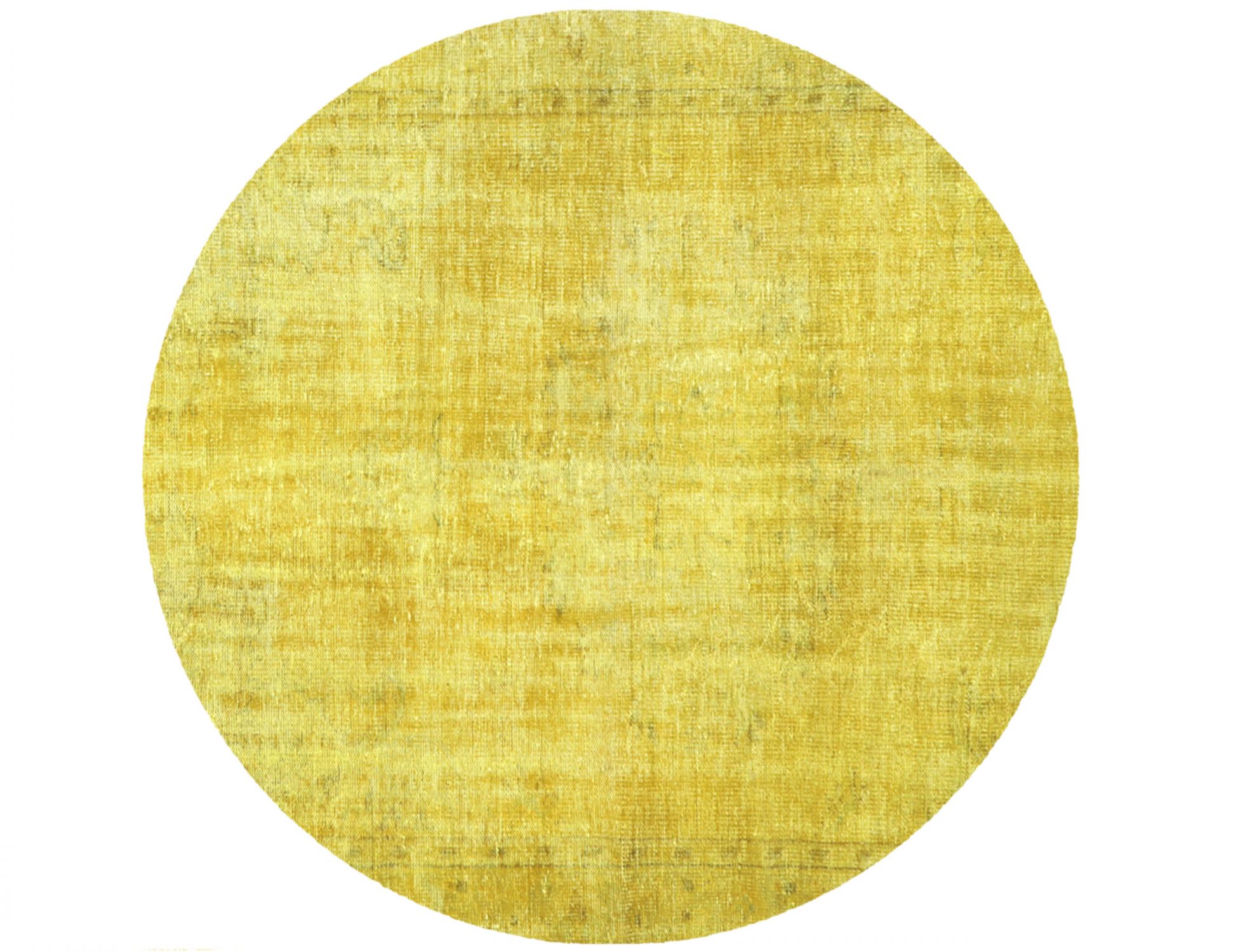Tappeto vintage persiano  giallo <br/>162 x 162 cm
