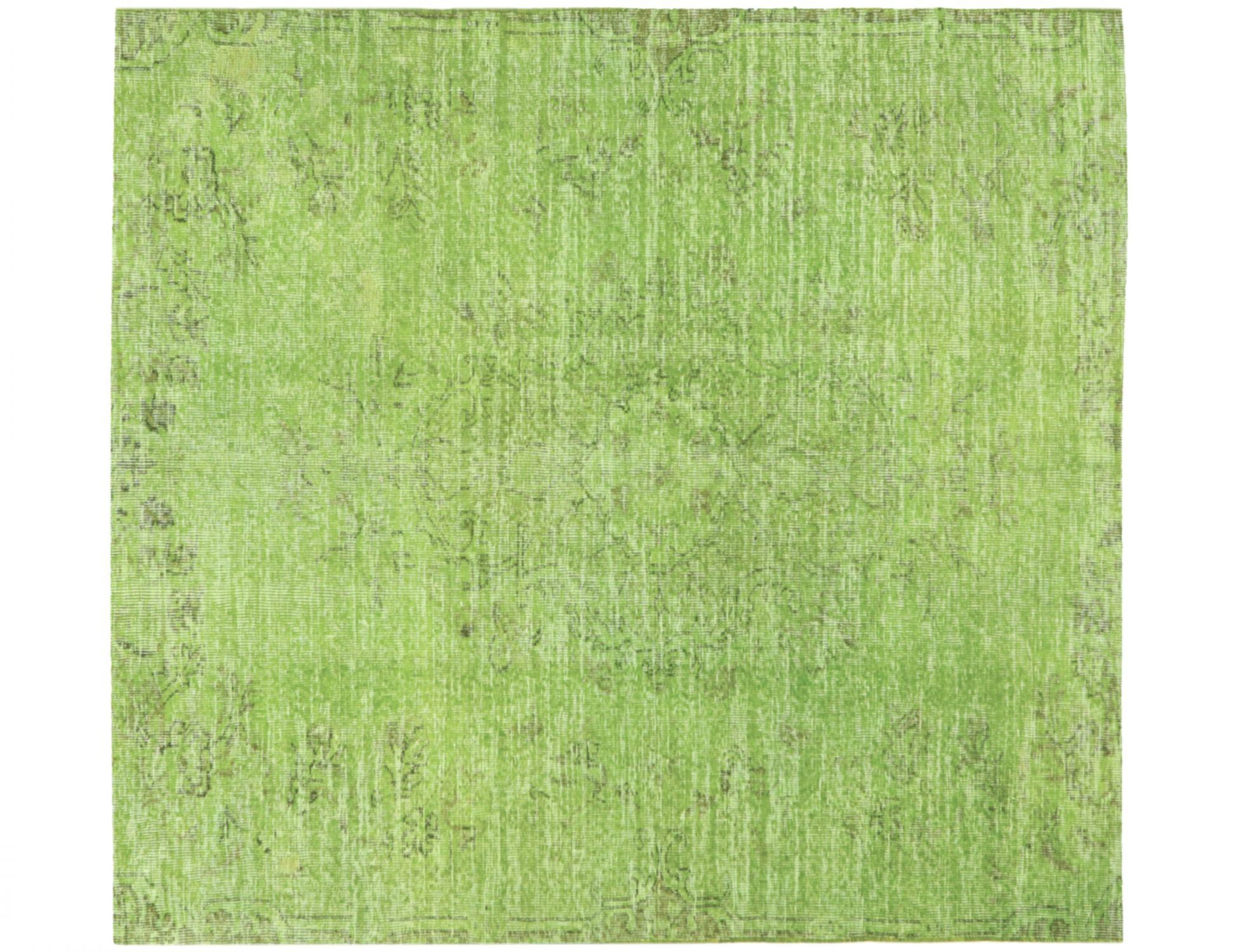 Tappeto vintage persiano  verde <br/>165 x 165 cm