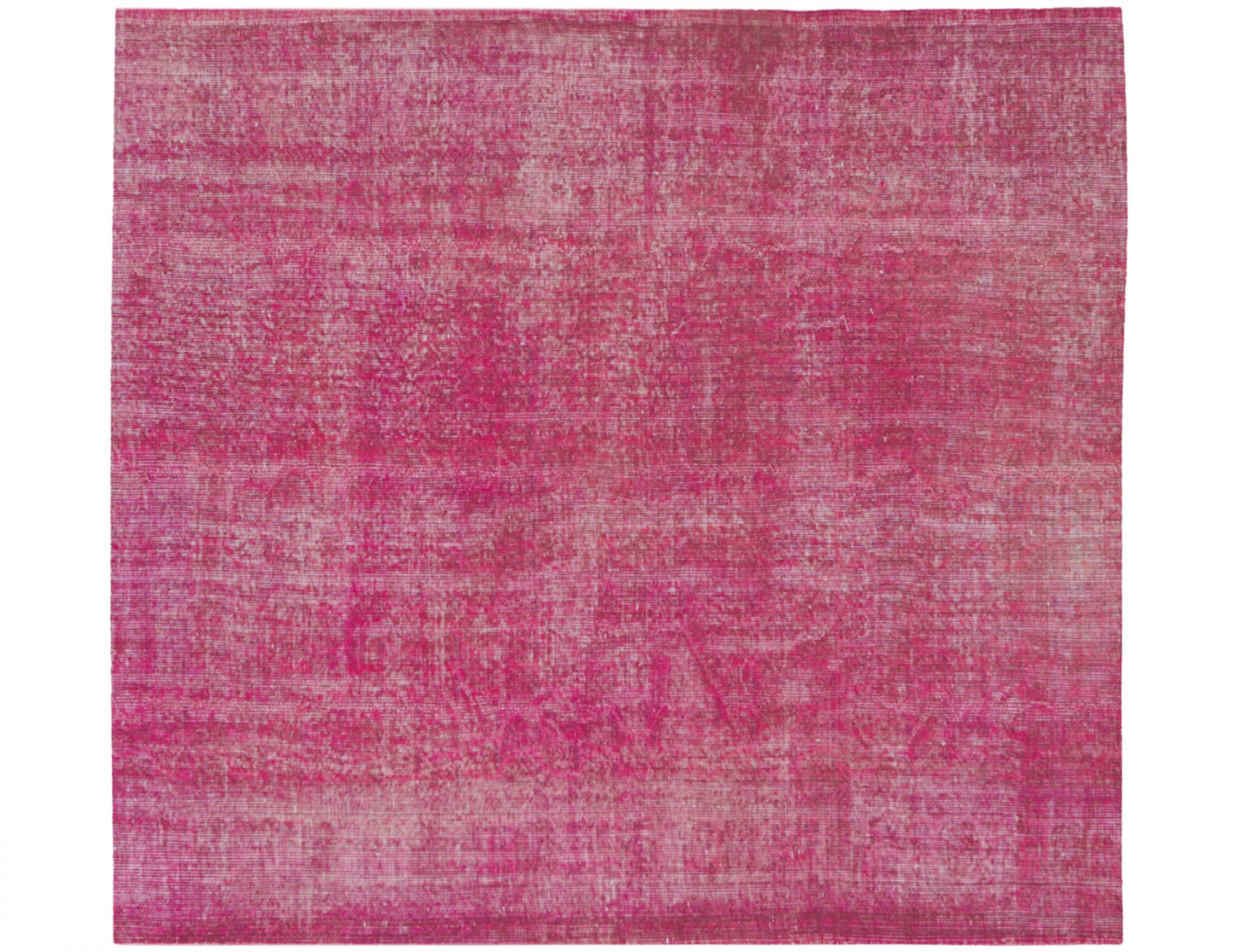 Persisk vintage matta  rosa <br/>162 x 162 cm