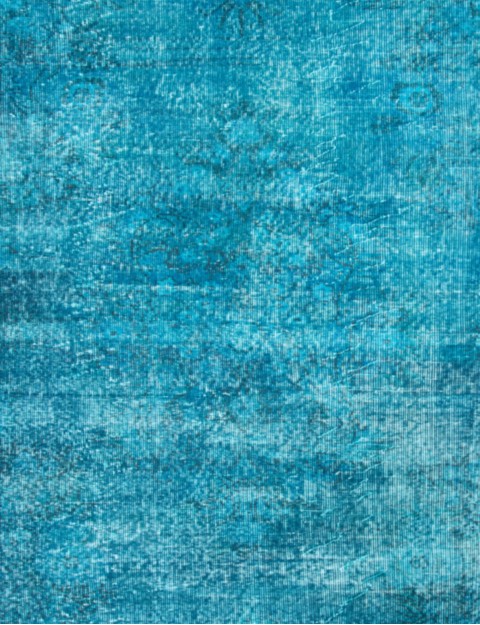 Blau Türkei Vintage Teppich  275 x 155 cm