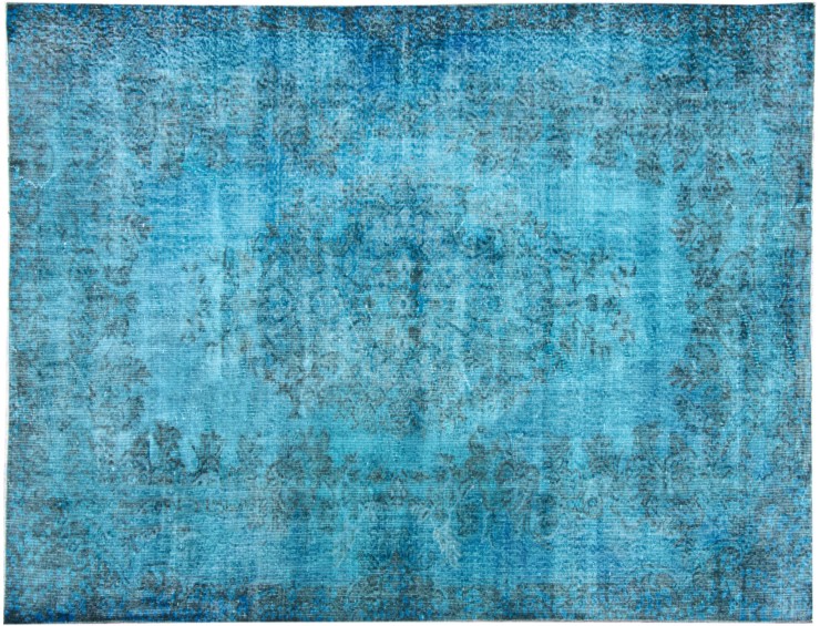 Blauw Turkije Vintage Tapijt 260 x 175 cm